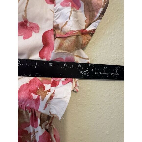 Abercrombie & Fitch Flutter Sleeves Tiered Lined Dress Size Small Y2K Babydoll - Picture 6 of 9